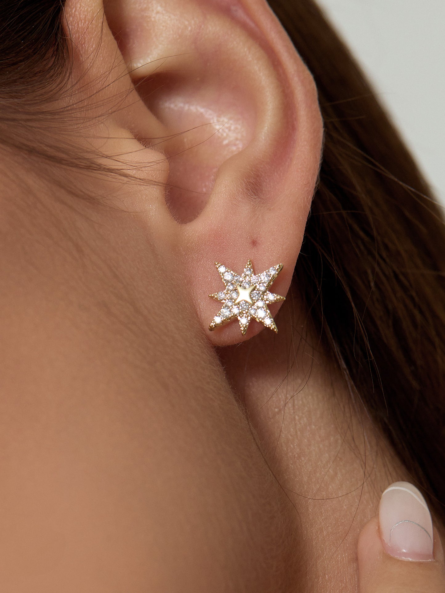 Hexagram Star Stud Earrings