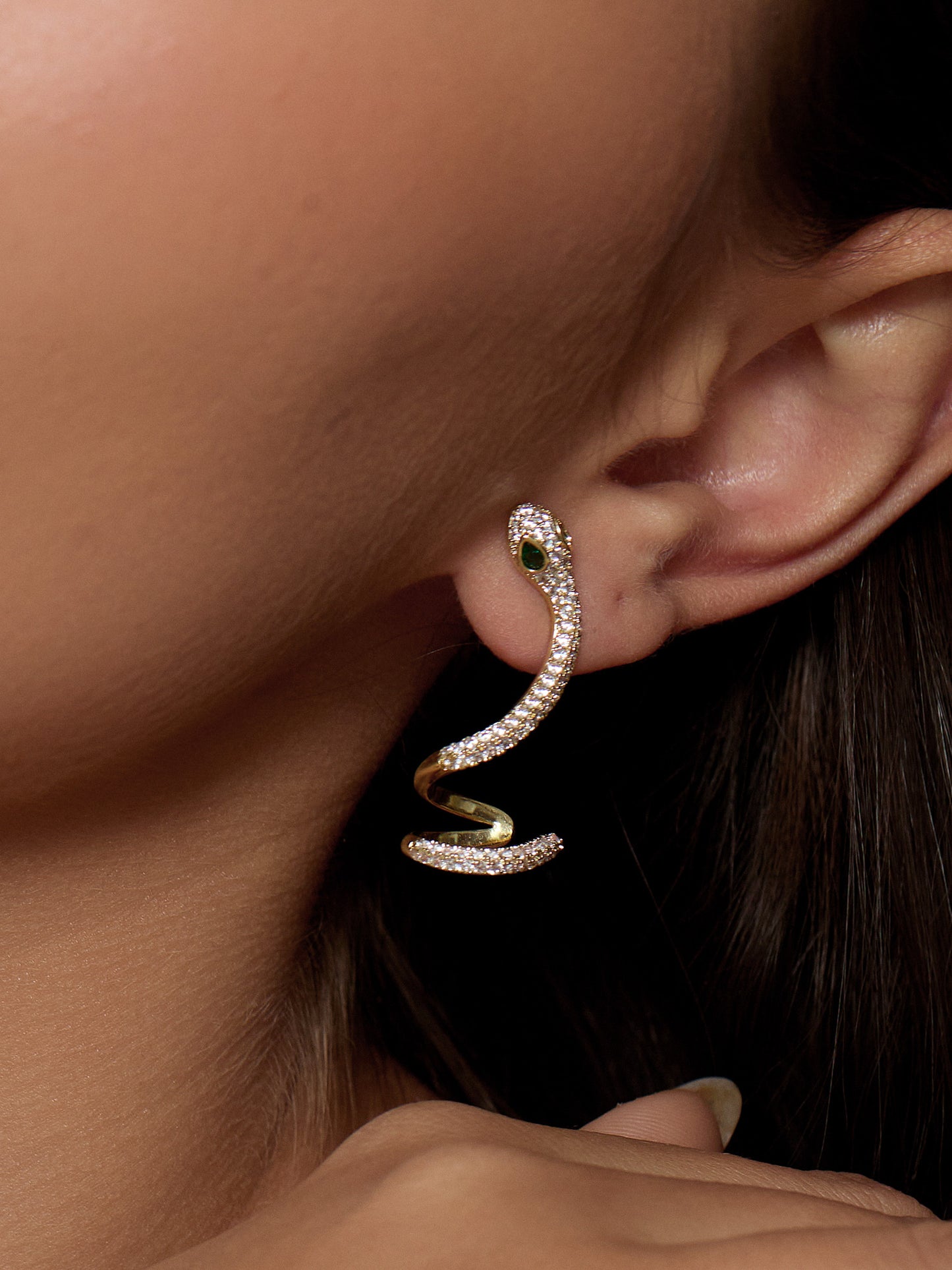 Pixie Snake Earring