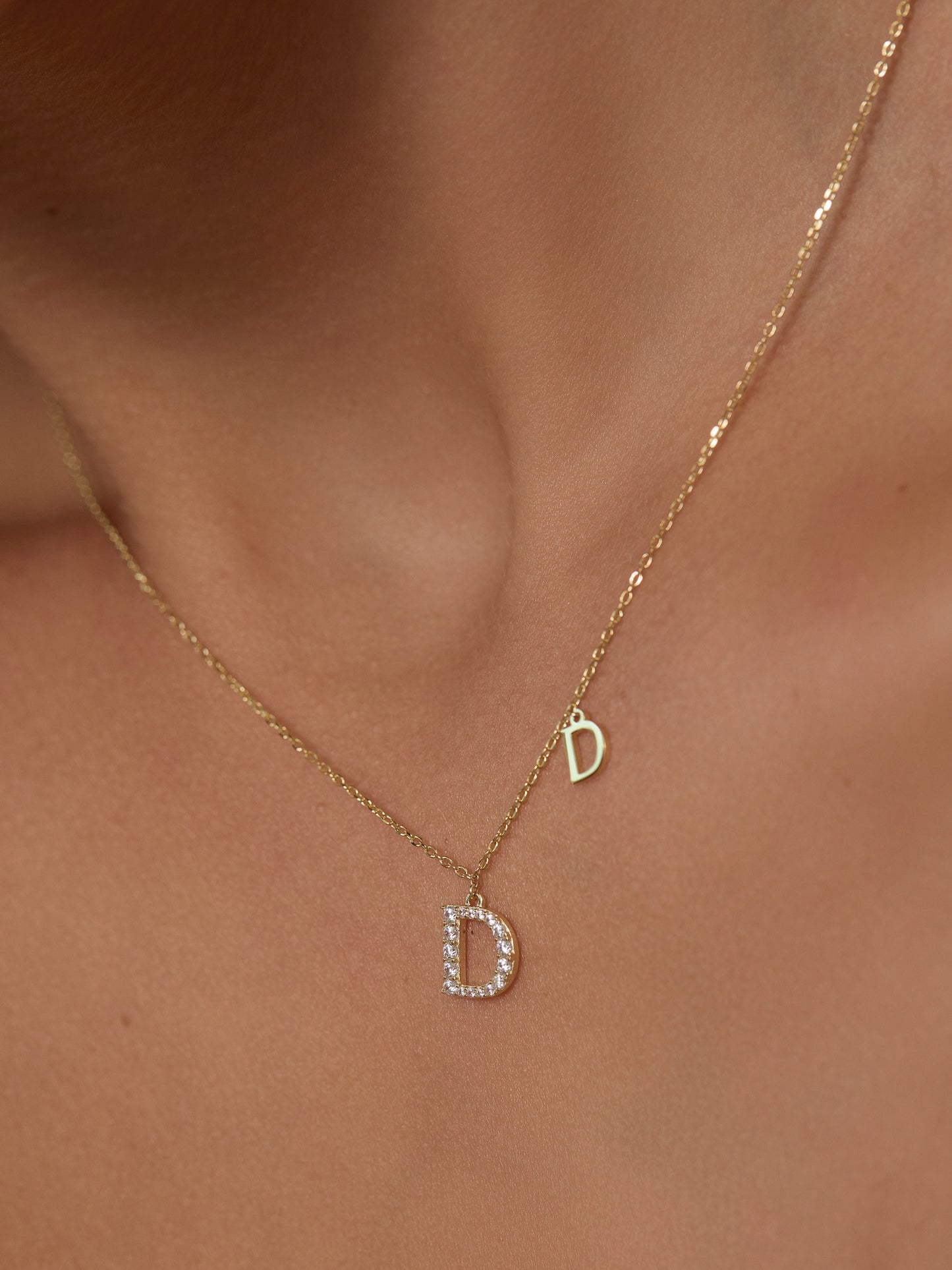 With The Letter "D" Necklace