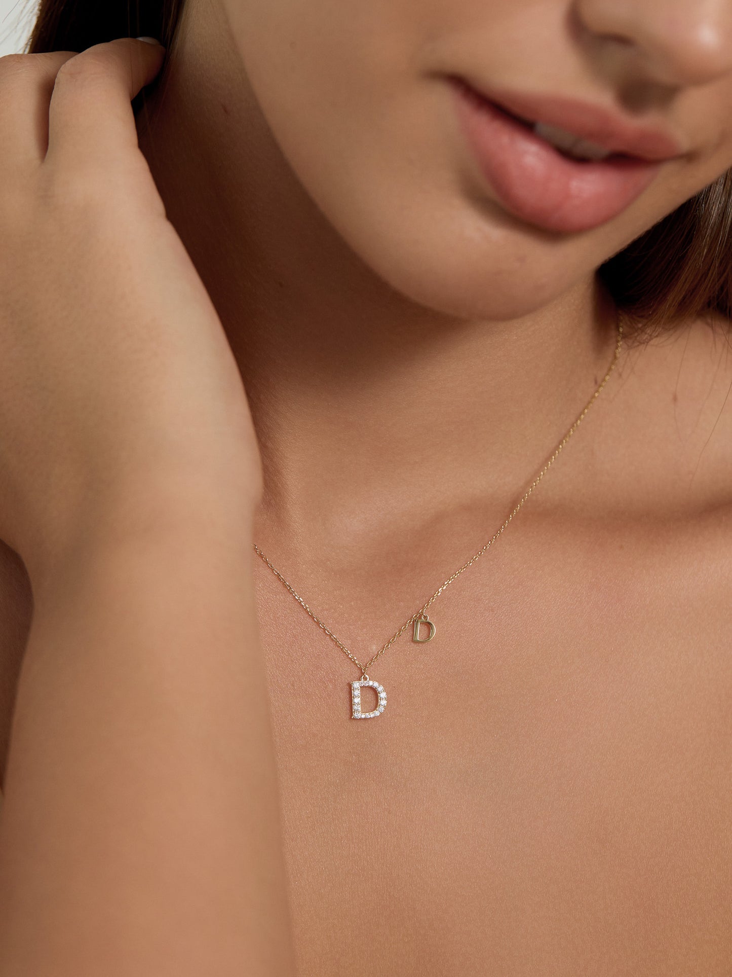 With The Letter "D" Necklace