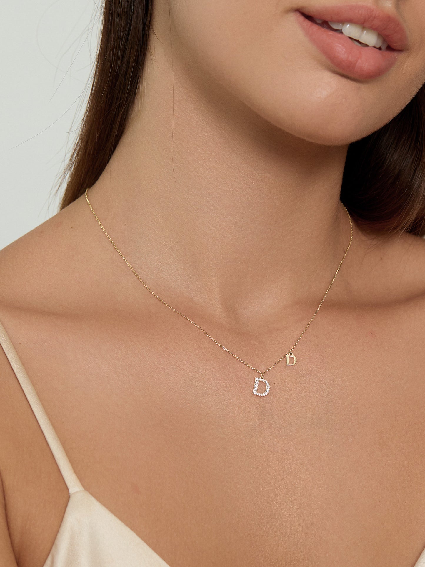 With The Letter "D" Necklace