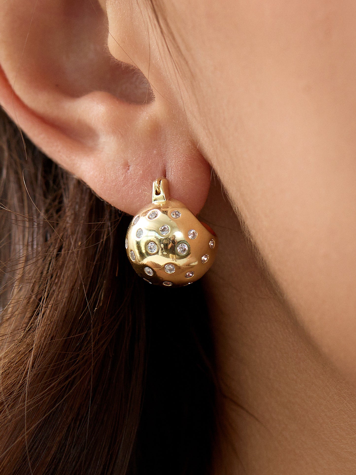 14K Gold Plated Dazzling Chime Earrings