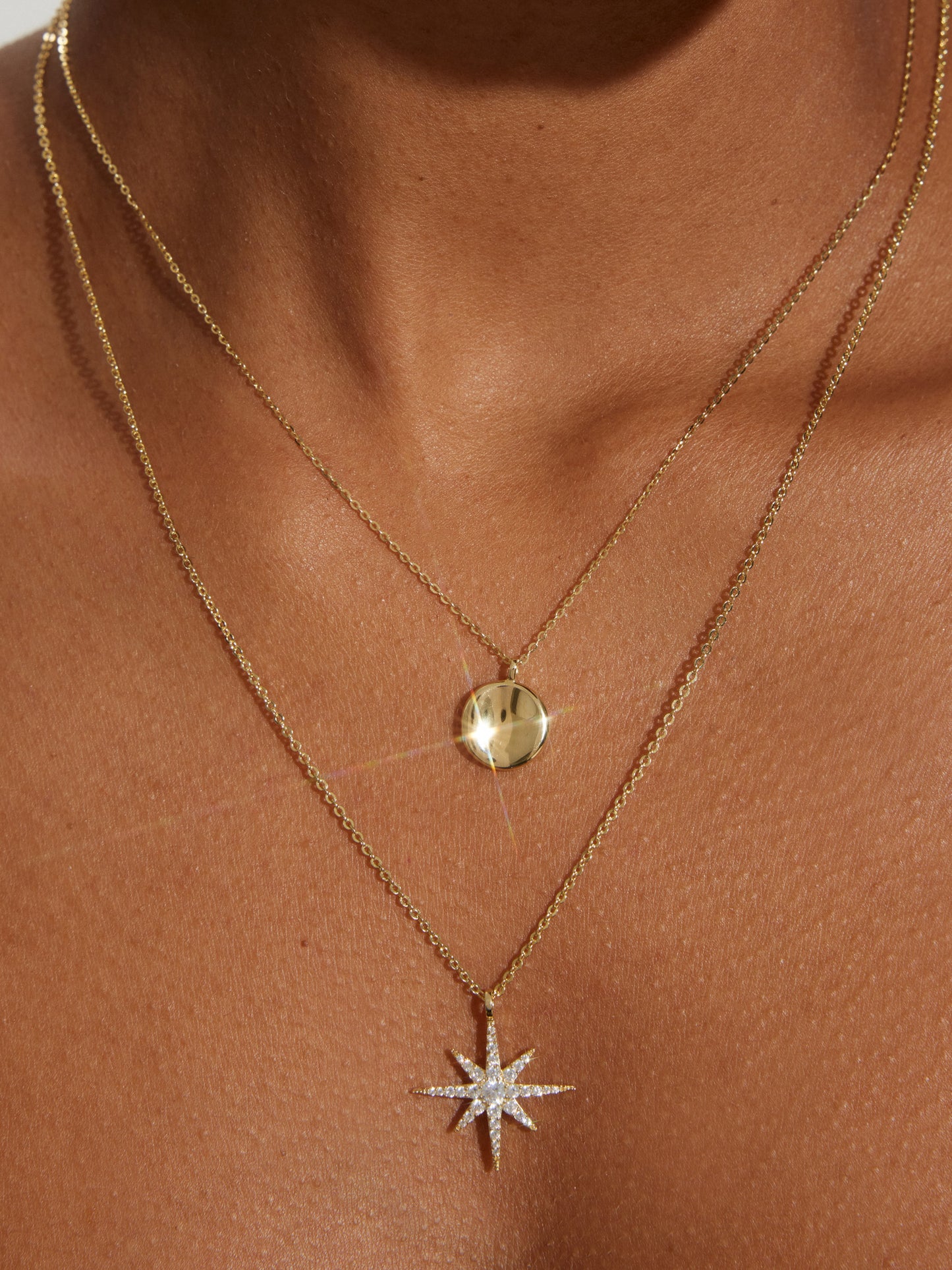 Divin Pearl Star Necklace
