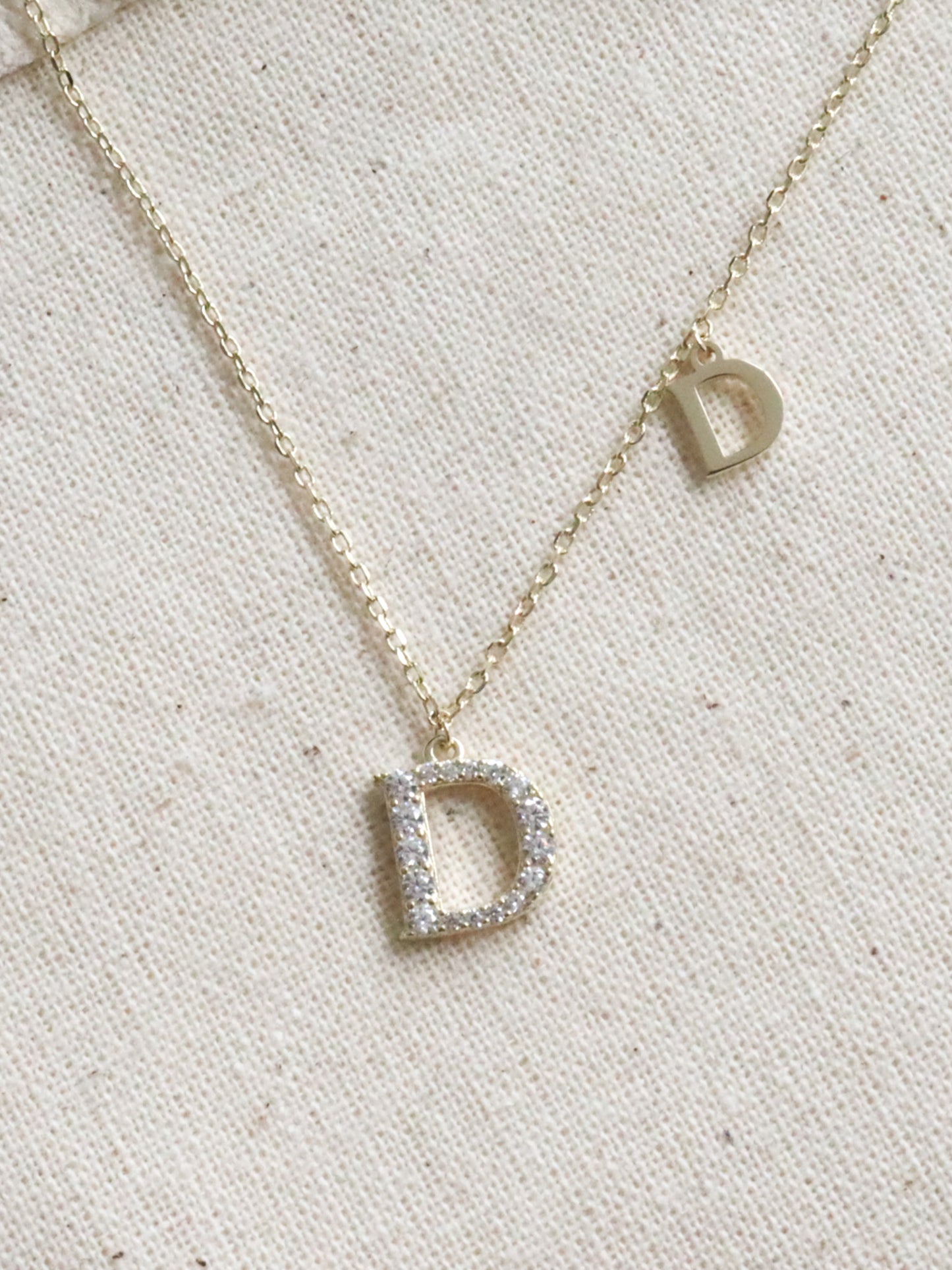 With The Letter "D" Necklace