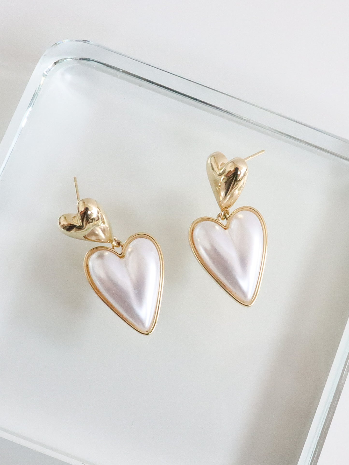 Medallion Heart Earrings