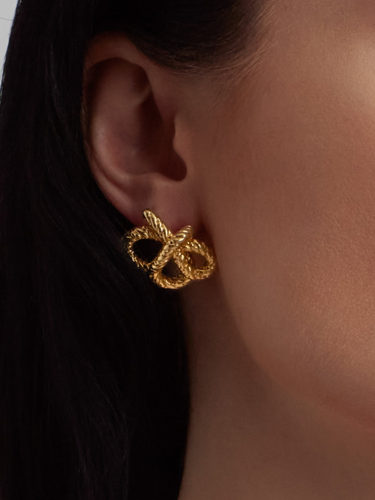 24K Gold Plated Cookie Earrings