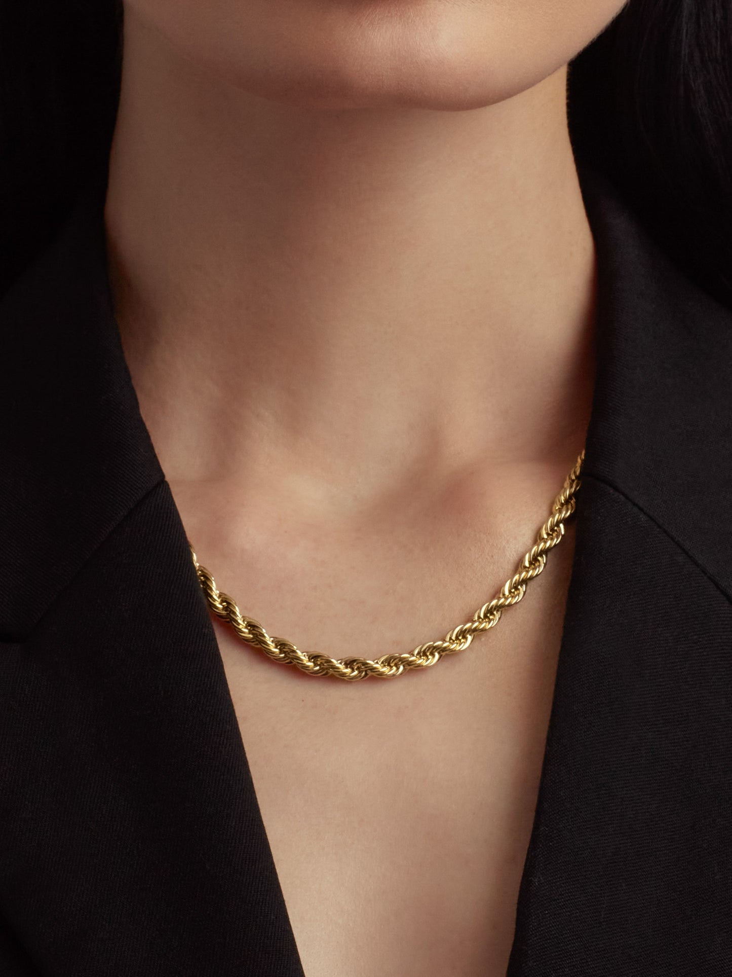 Gold Plated Essential Braided Necklace