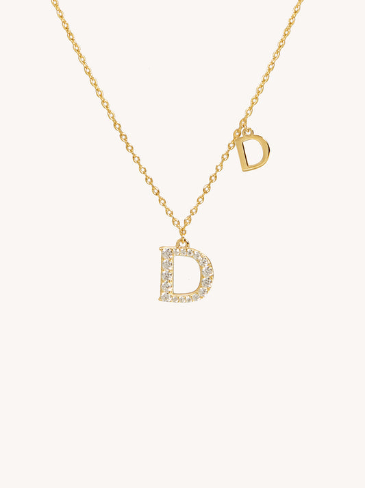 With The Letter "D" Necklace