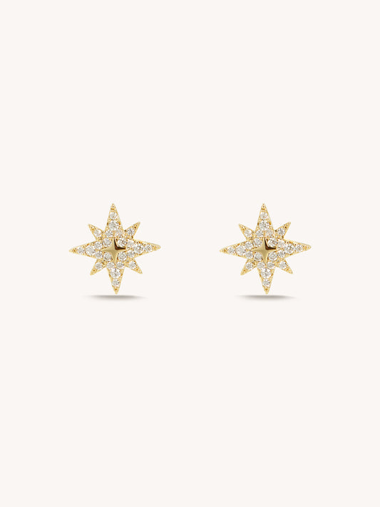 Hexagram Star Stud Earrings