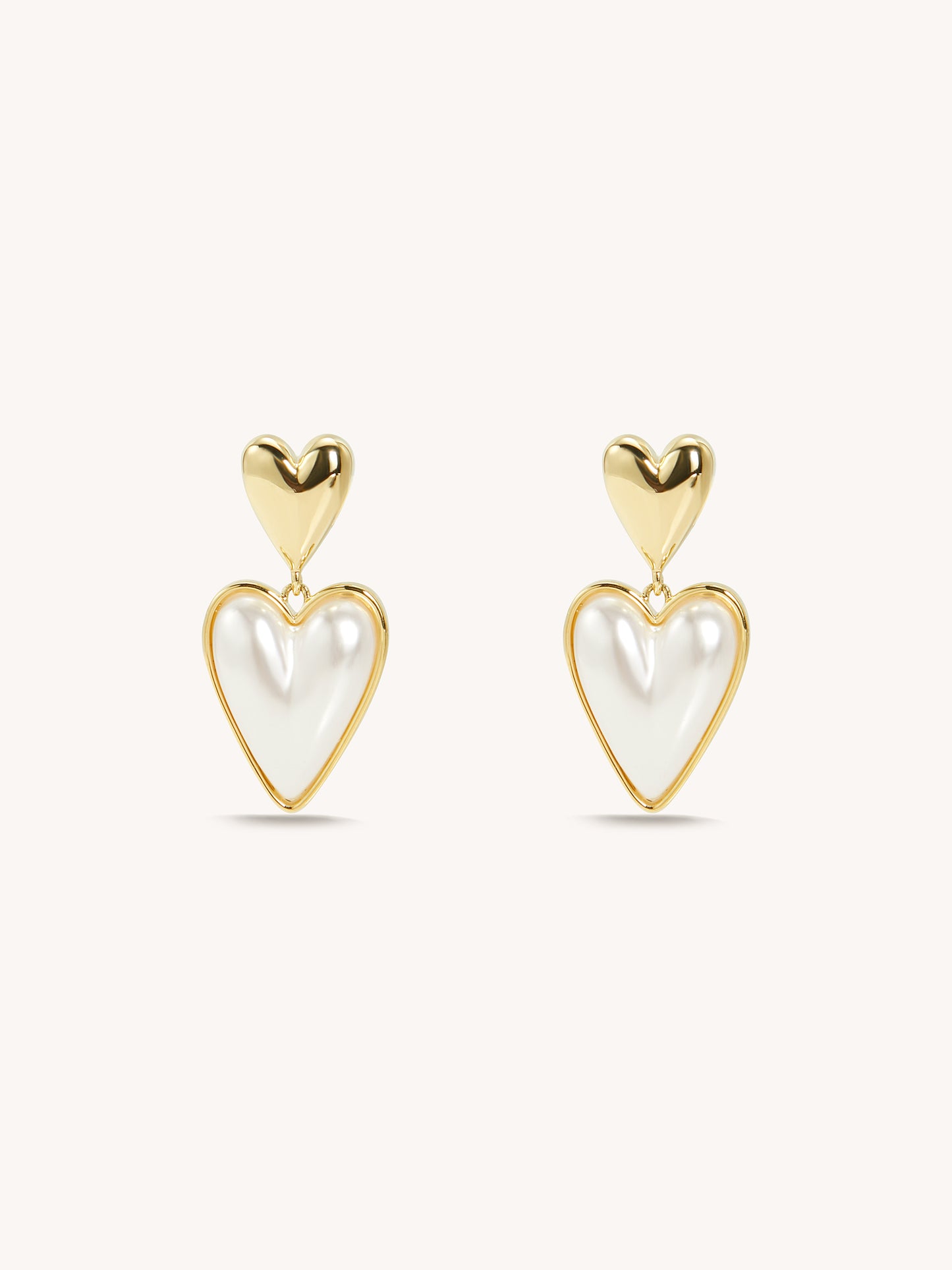 Medallion Heart Earrings