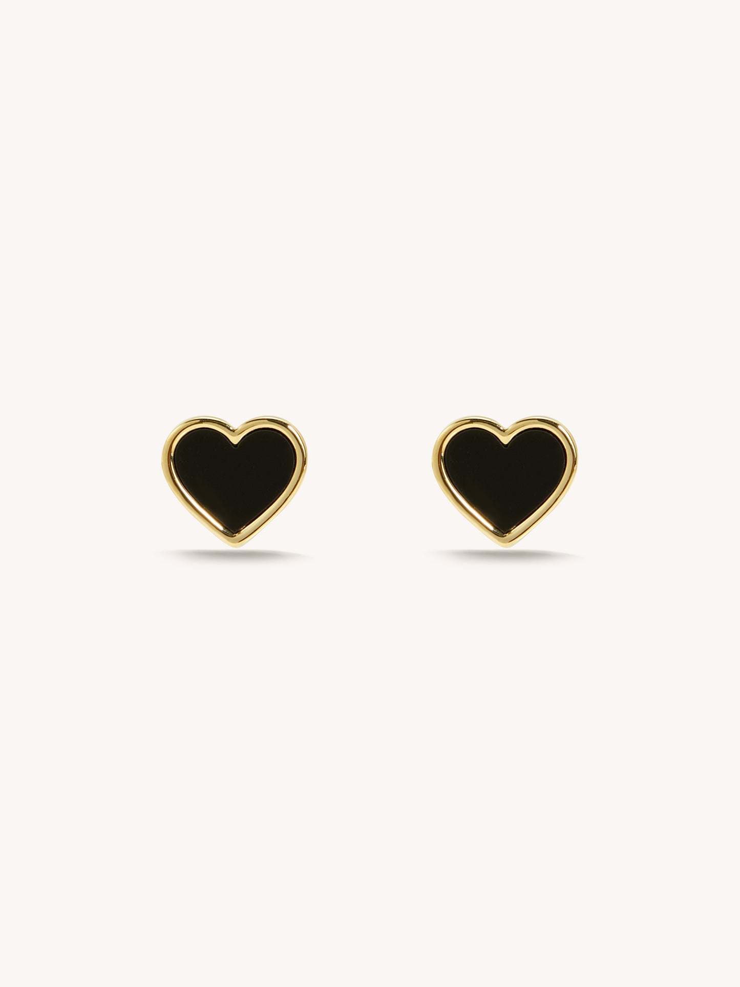 Black Heart Earrings