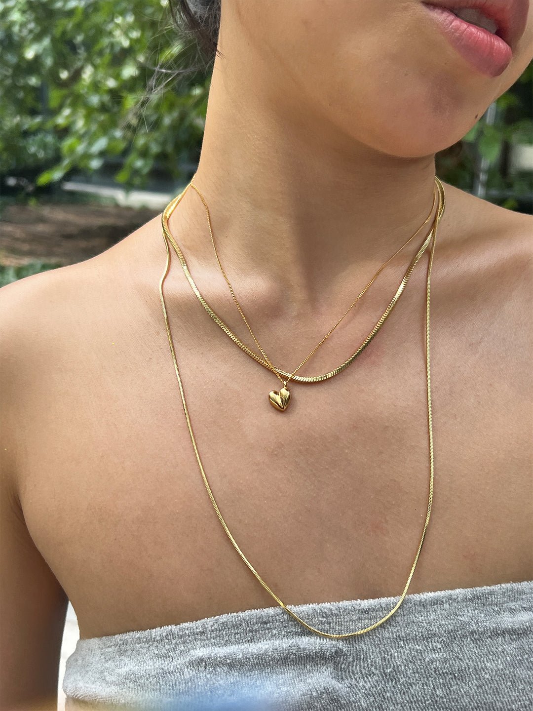 14K gold plated Timeless Tranquility Necklace - Revermejewelry