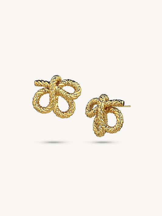 24K Gold Plated Cookie Earrings - Revermejewelry