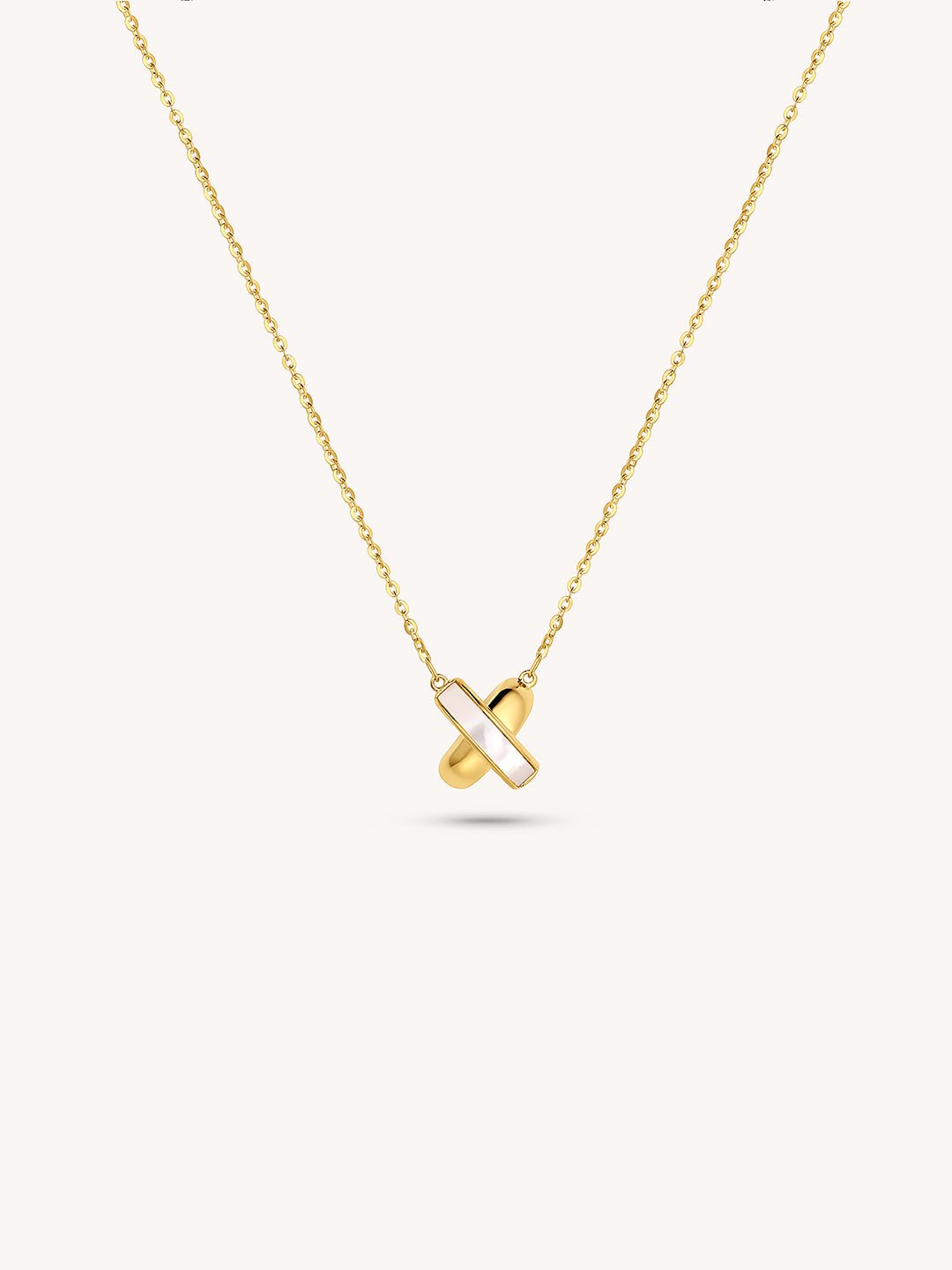 24k Gold Plated Cross Necklace - Revermejewelry