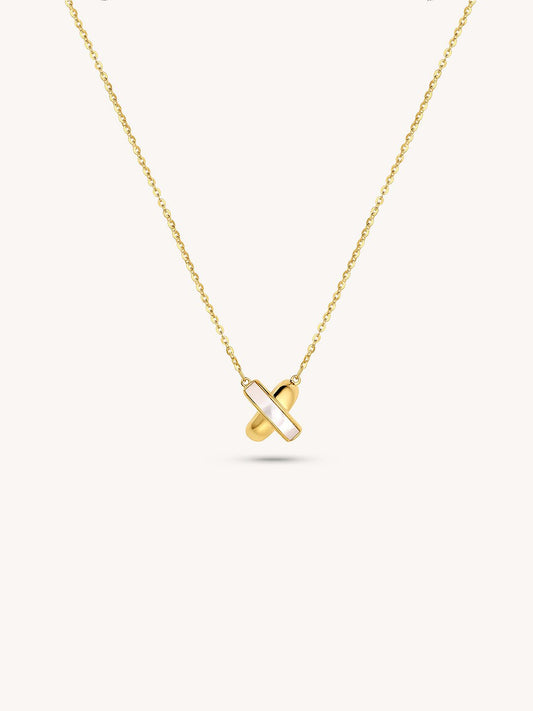 24k Gold Plated Cross Necklace - Revermejewelry