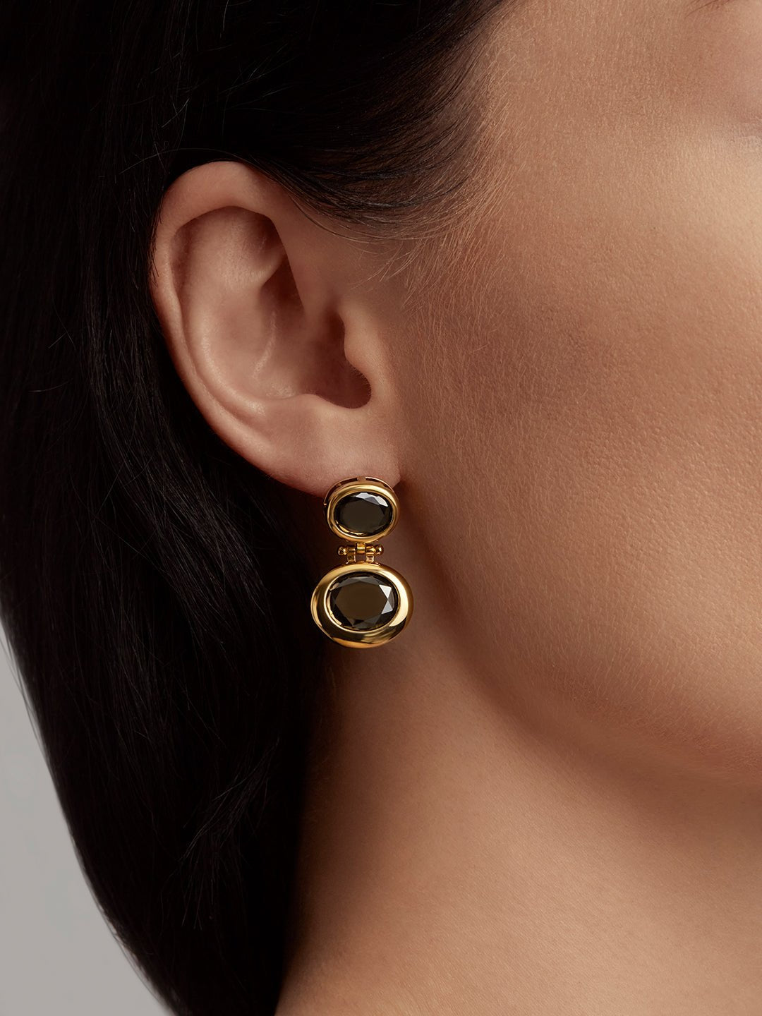 24k Gold Plated Deep Casket Earrings - Revermejewelry