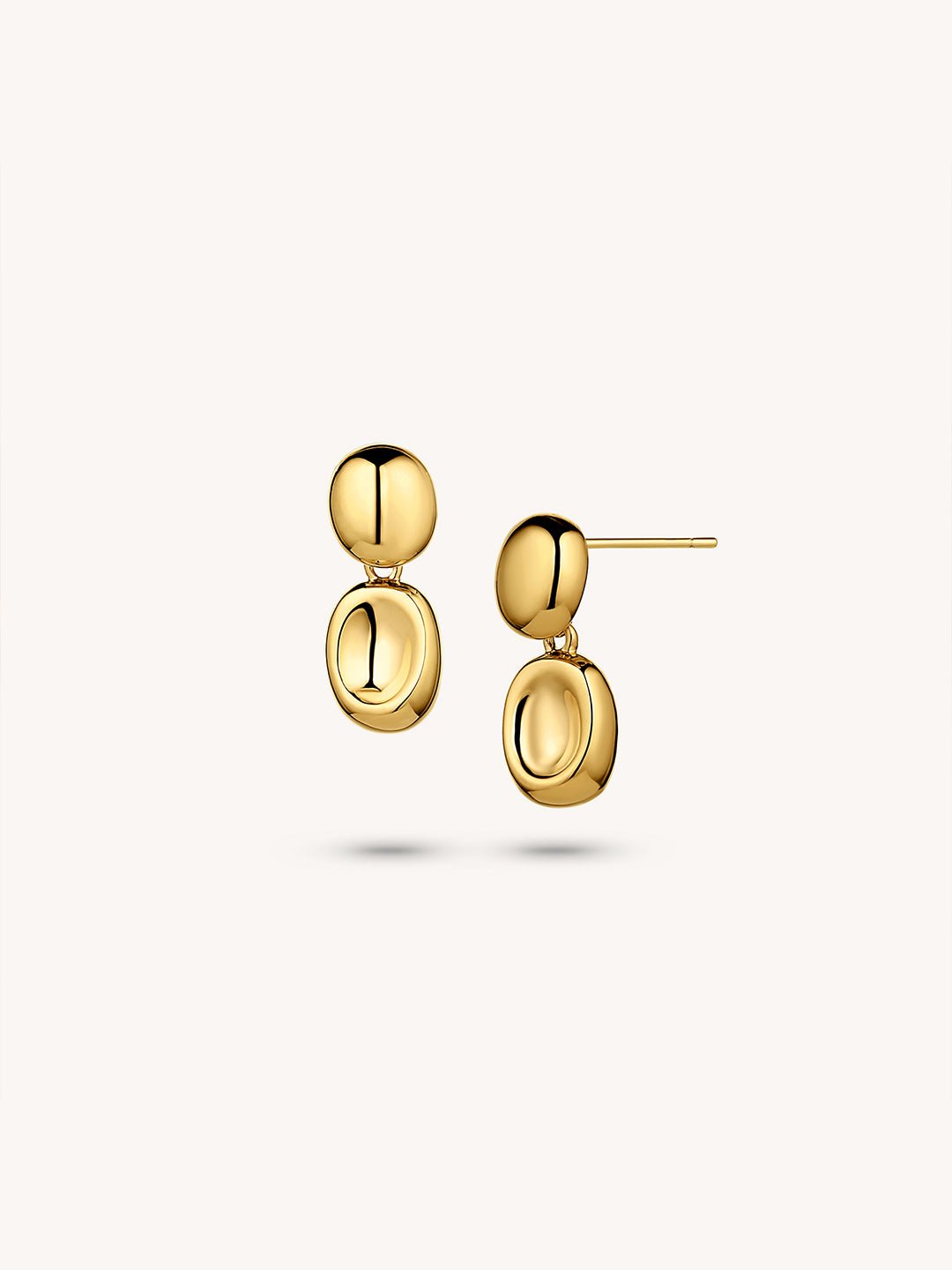 24K Gold Plated Glimmer Drop Earrings - Revermejewelry