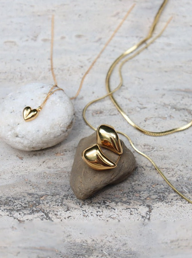 24K Gold Plated Muse Earrings - Revermejewelry