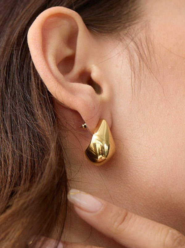 24K Gold Plated Muse Earrings - Revermejewelry