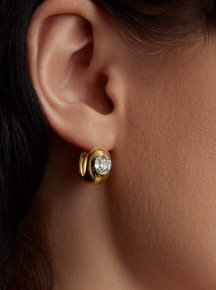 Gold Plated Essence Earrings - Revermejewelry