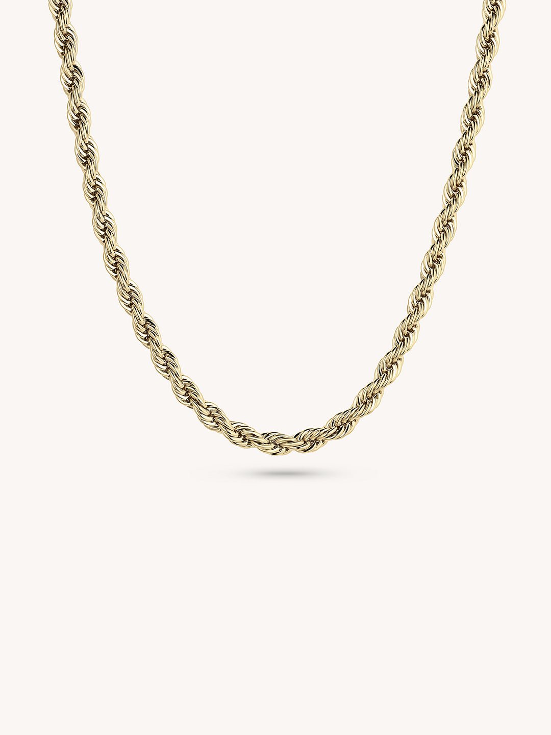 Gold Plated Essential Braided Necklace - Revermejewelry