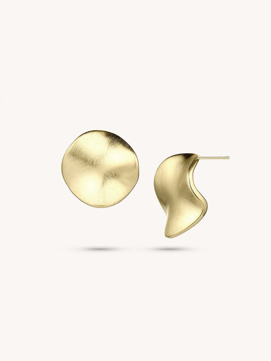 Gold Plated Tranquility Earrings - Revermejewelry